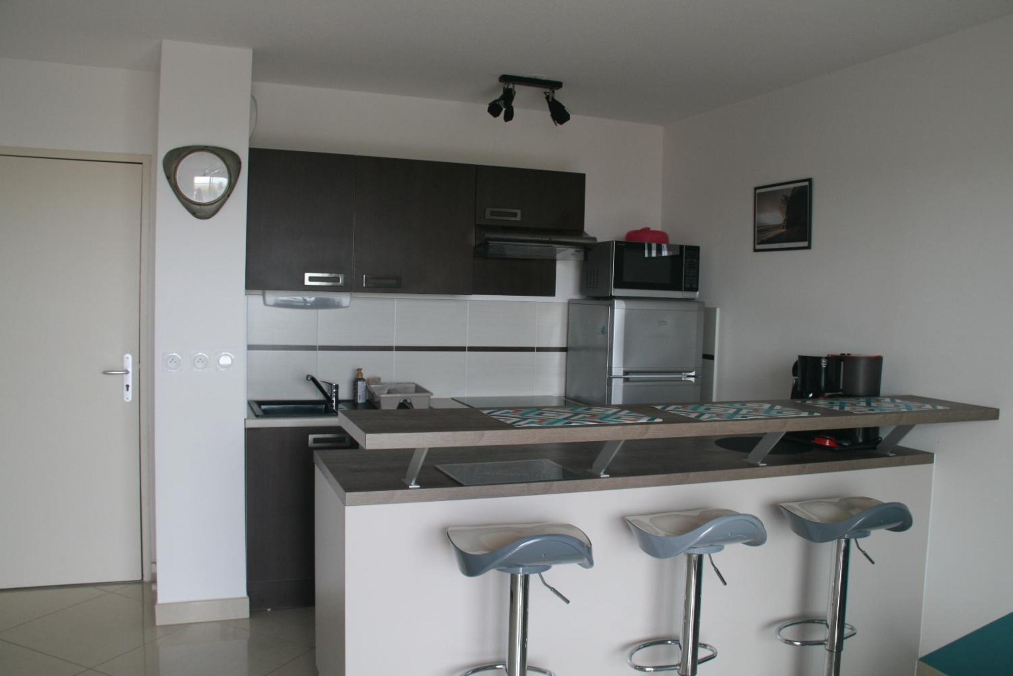 T2 Moderne Avec Terrasse A 100M De La Plage Et Parking Securise 4 Pers Maxi Saint-Pierre-la-Mer  エクステリア 写真
